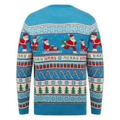 Mens Novelty Blue Christmas Jumper Santa Trees Presents Candy -XS Stock Shop 1A14230 1600 2 opt 17530.1601043630.1100.1100