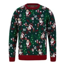 Mens Santa Ho Ho Ho Christmas Jumper -XS Stock Shop 1A15759F 1.opt