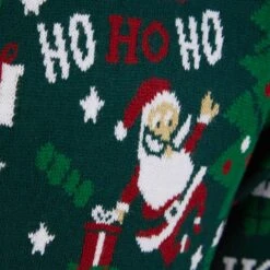 Mens Santa Ho Ho Ho Christmas Jumper -XS Stock Shop 1A15759F 3.opt