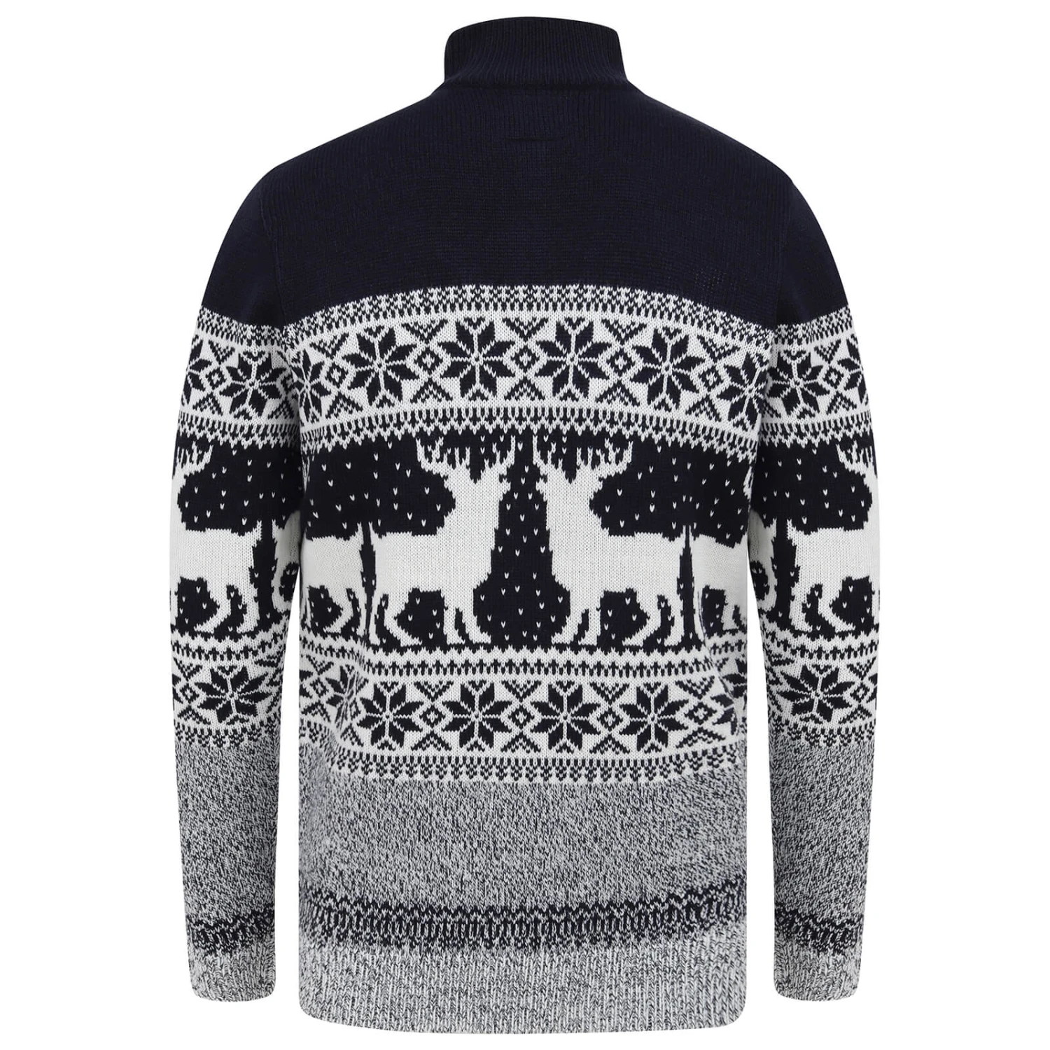Mens Traditional Reindeer Christmas Jumper 2 Mens Traditional Reindeer Christmas Jumper - Image 2
