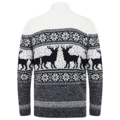 Mens Traditional Reindeer Christmas Jumper 7 Mens Traditional Reindeer Christmas Jumper -XS Stock Shop 1A17016RF 2.opt