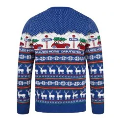 Mens Driving Home Fair Isle Style Christmas Jumper 10 Mens Driving Home Fair Isle Style Christmas Jumper -XS Stock Shop 1A189551F 2.opt