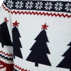 Mens Fair Isle Style Merry Xmas Christmas Jumper -XS Stock Shop 1A189621A 3.opt