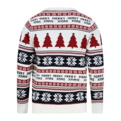Mens Fair Isle Style Merry Xmas Christmas Jumper -XS Stock Shop 1A189621F 2.opt