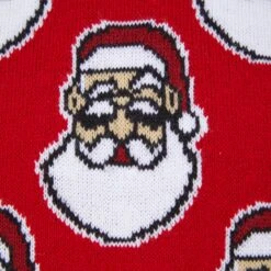 Kids Novelty Small Santa Heads Christmas Jumper -XS Stock Shop 2A189861A 3.opt
