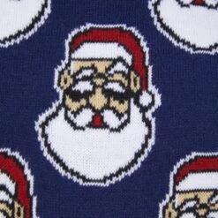 Kids Novelty Small Santa Heads Christmas Jumper -XS Stock Shop 2A189861F 3.opt