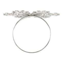 Set Of 4 Christmas Napkin Rings Silver Metal Table Decoration -XS Stock Shop 2e9943a2 1392 4882 b98e 185021f77e50