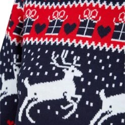 Womens Traditional Reindeer Christmas Jumper -XS Stock Shop 3A190161A 3.opt