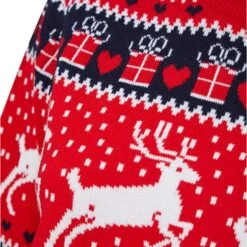 Womens Traditional Reindeer Christmas Jumper -XS Stock Shop 3A190161F 3.opt
