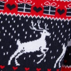 Kids Reindeer Traditional Pattern Christmas Jumper 11 Kids Reindeer Traditional Pattern Christmas Jumper -XS Stock Shop 4A190311F 3.opt