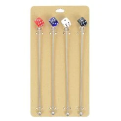 Set Of 4 Swizzle Sticks Cocktail Stirrers Stainless Steel -XS Stock Shop 57153c95 7c01 46f2 9e4c 3c81ab77d663