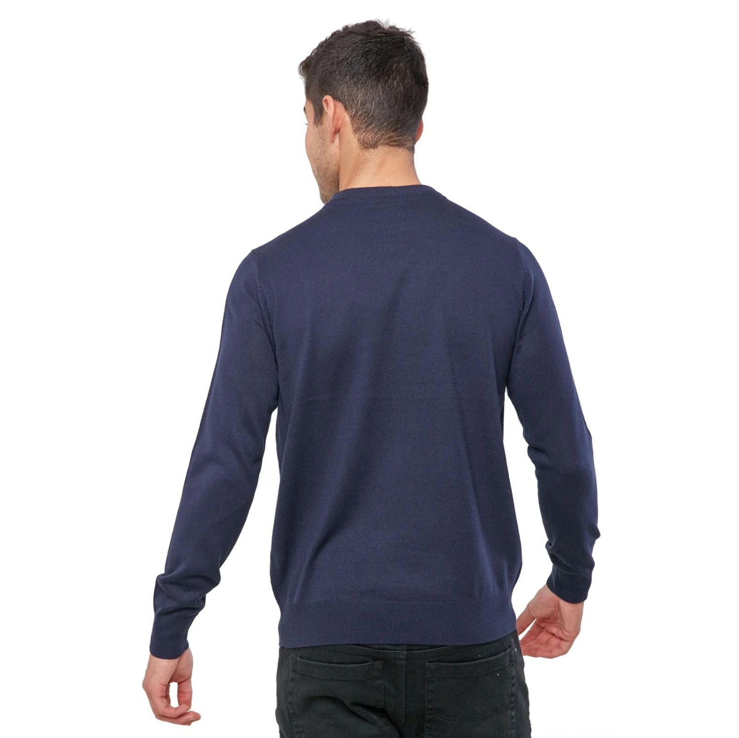 Mens Christmas Jumper Winner Xmas Dinner Slogan Navy Turkey 2 Mens Christmas Jumper Winner Xmas Dinner Slogan Navy Turkey - Image 2