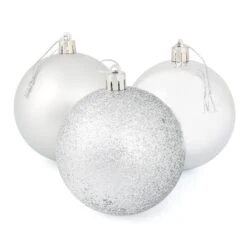 9 X 8cm Christmas Tree Baubles Matte Glitter Mirrored Styles 11 9 X 8cm Christmas Tree Baubles Matte Glitter Mirrored Styles -XS Stock Shop 6220410b 8f78 41d6 8bd8 2b9935143251