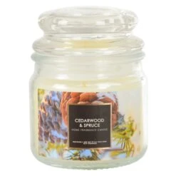 Baltus Festive Scented Candle Glass Jar Spices 45 Hours -XS Stock Shop BAL505575 opt