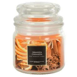 Baltus Festive Scented Candle Glass Jar Spices 45 Hours -XS Stock Shop BAL518469 opt