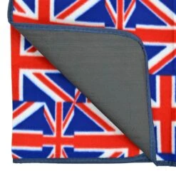 Large Union Jack Flags Picnic Blanket Water Resistant 130x130cm -XS Stock Shop BEAOUT219177 4 opt