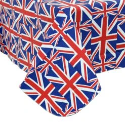 Union Jack Tablecloth Wipe Clean Indoor Outdoor Table Cover