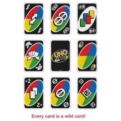 MATTEL Uno All Wild Game In Display Storage Tin Family Fun Age 7+ -XS Stock Shop D23348 3 opt