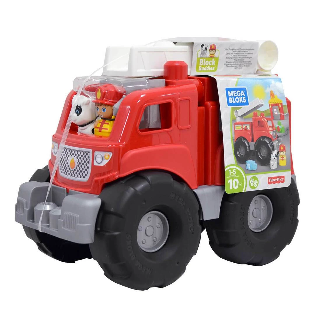Mega Bloks Fire Truck Rescue First Builders Playset 1 Mega Bloks Fire Truck Rescue First Builders Playset