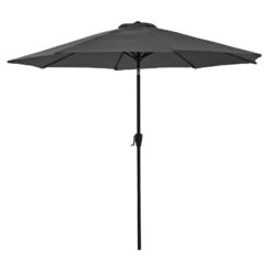 3m Round Parasol Crank Tilt Garden Patio Shade Umbrella