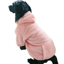 Pet Hoodie Blanket Cosy Sherpa Fleece Lined Coat Dog Cat -XS Stock Shop Dog Hoodie Back opt 85310.1601643708.1100.1100