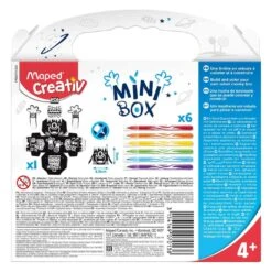 Helix Build & Colour Mini Velvet Money Box Maped Creativ 7cm Age 4+ -XS Stock Shop EXO907013 4 opt