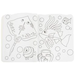 Pack Of 10 Ocean Creatures Colouring Book 100 Stickers 72 Pages -XS Stock Shop FERN7758094 10 1600 3