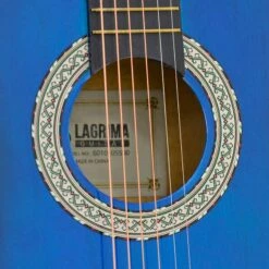 Lagrima 38" Acoustic Guitar Beginners Kit Blue Classical -XS Stock Shop GBC6010105500 5 opt