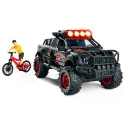 Dickie Toys Downhill Racing Set Ford Raptor Lights Sounds Bike -XS Stock Shop GRA203834006 6474 2 opt