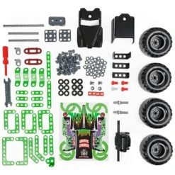 Meccano Junior Grave Digger Monster Truck Building Set 127 Pieces -XS Stock Shop GRA6060171 6386 3 opt