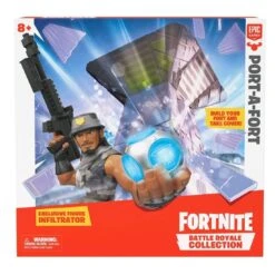 Fortnite Battle Royale Port-a-Fort Display Set Infiltrator Figure
