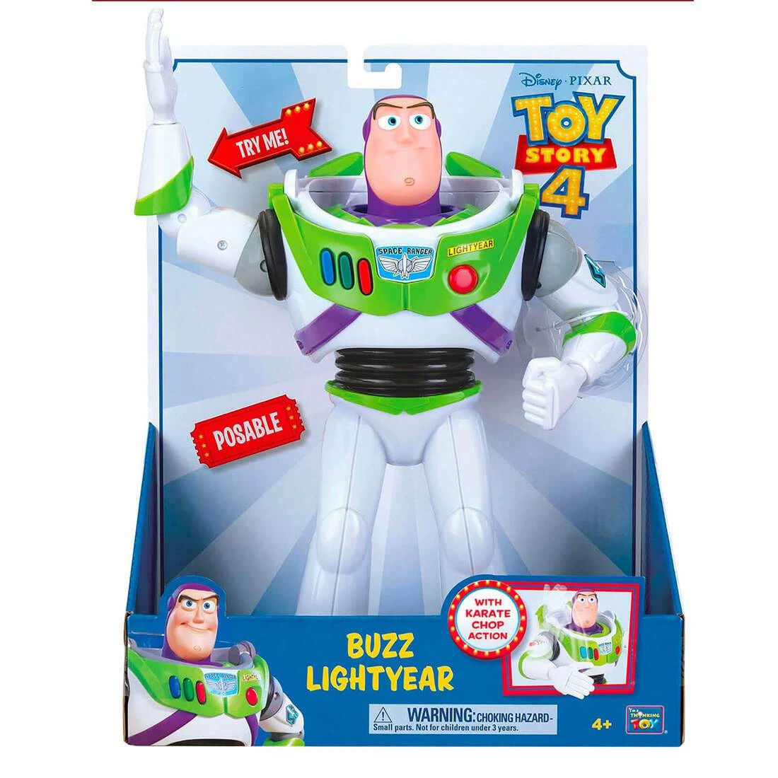 Toy Story 4 Karate Chop Action Buzz Lightyear Figure 30cm 1 Toy Story 4 Karate Chop Action Buzz Lightyear Figure 30cm
