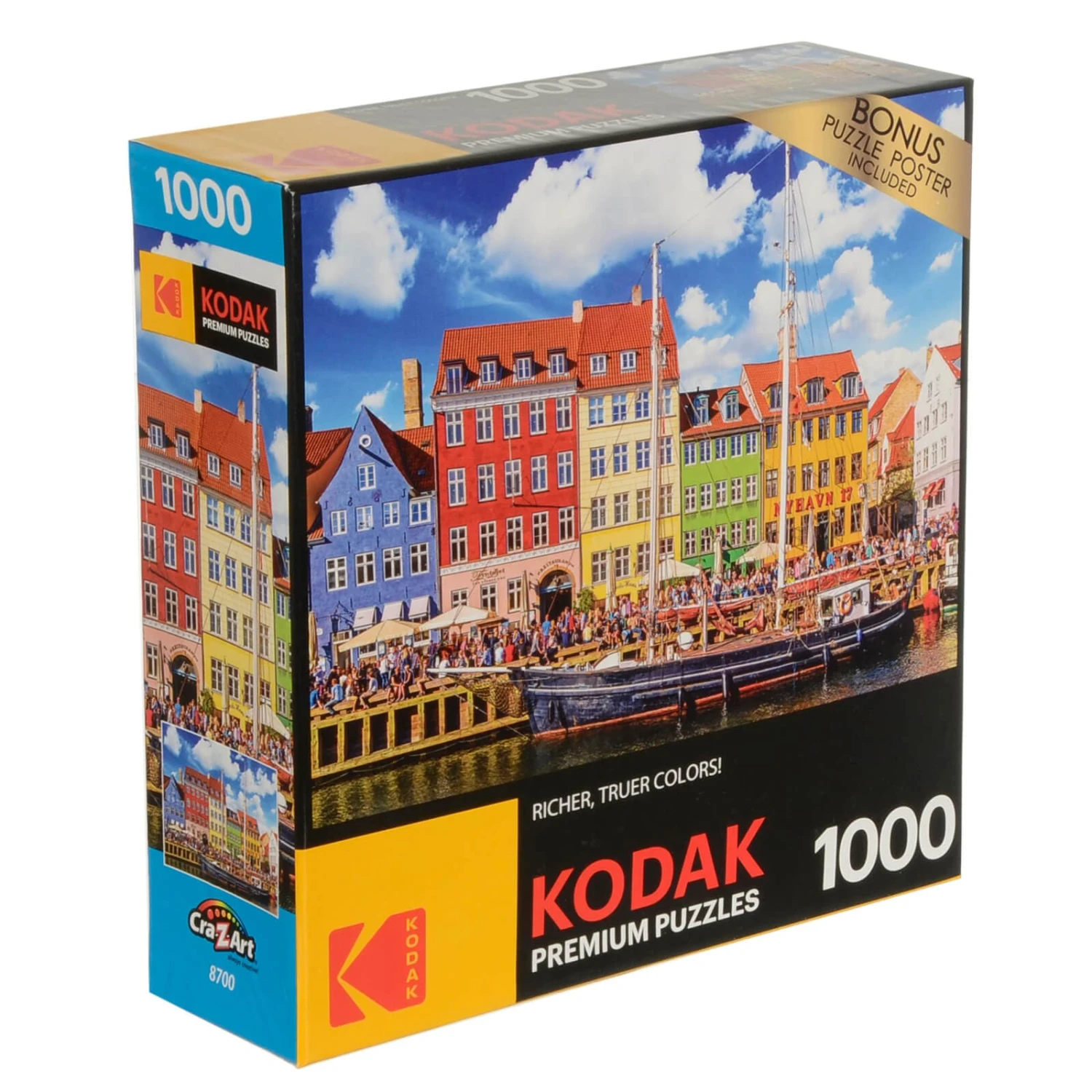 Kodak Premium Jigsaw Puzzle Bright Colour 1000 Pieces Age 10+ 1 Kodak Premium Jigsaw Puzzle Bright Colour 1000 Pieces Age 10+
