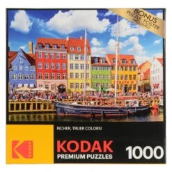 Kodak Premium Jigsaw Puzzle Bright Colour 1000 Pieces Age 10+ 18 Kodak Premium Jigsaw Puzzle Bright Colour 1000 Pieces Age 10+ -XS Stock Shop GRA8700 6306 AM A 2 opt