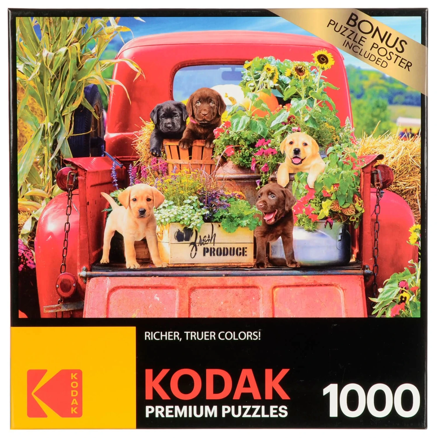 Kodak Premium Jigsaw Puzzle Bright Colour 1000 Pieces Age 10+ 4 Kodak Premium Jigsaw Puzzle Bright Colour 1000 Pieces Age 10+ - Image 4