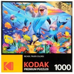 Kodak Premium Jigsaw Puzzle Bright Colour 1000 Pieces Age 10+ 15 Kodak Premium Jigsaw Puzzle Bright Colour 1000 Pieces Age 10+ -XS Stock Shop GRA8700 6306 AM J 1 opt