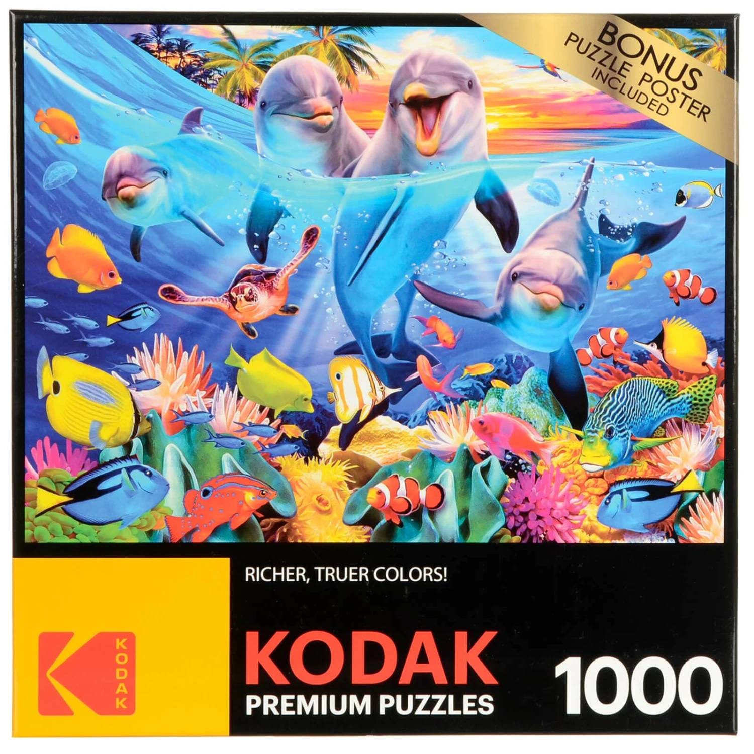Kodak Premium Jigsaw Puzzle Bright Colour 1000 Pieces Age 10+ 3 Kodak Premium Jigsaw Puzzle Bright Colour 1000 Pieces Age 10+ - Image 3