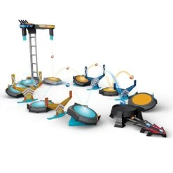 Goliath BoomTrix Dual Challenge Playset Stunt Trampoline Action Toy -XS Stock Shop GRA914672 6462 006 3 opt