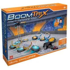 Goliath BoomTrix Dual Challenge Playset Stunt Trampoline Action Toy -XS Stock Shop GRA914672 6462 006 4 opt