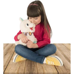 Club Petz Spitzy The Funny Llama Interactive Soft Toy Chews Spits -XS Stock Shop GRA91825 6106 3 opt