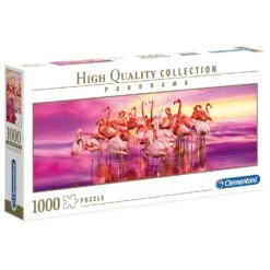 Clementoni High Quality Panaroma Jigsaw Puzzle Flamingo Dance 1000 Pieces