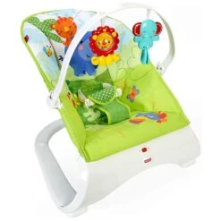 Fisher Price Curve Bouncer Seat Baby Soothe Comfort Entertain
