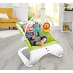 Fisher Price Curve Bouncer Seat Baby Soothe Comfort Entertain -XS Stock Shop GRACJJ79 5911 959C 2 opt