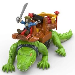 Imaginext Walking Crocodile & Captain Hook Action Figure 40cm -XS Stock Shop GRADHH63 6447 9633 3 opt