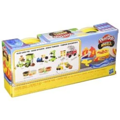 Play-Doh Wheels Compound Sets 2x8oz Tubs Dough Stamper Lid Tool -XS Stock Shop GRAE4508 6137 EU42 B 3 opt