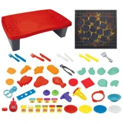 Play-Doh Kitchen Creations Big Grillin Playset 40 Piece BBQ Toy -XS Stock Shop GRAE8742 6398 EL00 4 opt