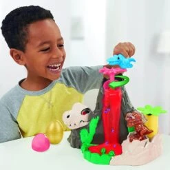 Play-Doh Slime Lava Bones Island Dino Crew Playset 4 Egg Tubs -XS Stock Shop GRAF1500 6423 RC00 4