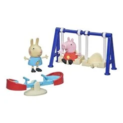 Peppa Pig Outside Fun Playground Playset Swings Seesaw 2 Figures -XS Stock Shop GRAF2217 6356 5X01 4 opt