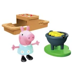 Peppa Pig Peppa's Picnic Playset 10 Piece Duck Pond 2 Figures -XS Stock Shop GRAF2516 6421 5L00 4 opt