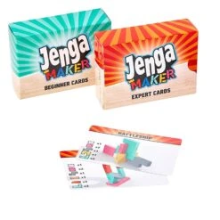 Hasbro Jenga Maker Family Game Build Race 28 Wooden Blocks Age 8+ -XS Stock Shop GRAF4528 6358 1020 5 opt